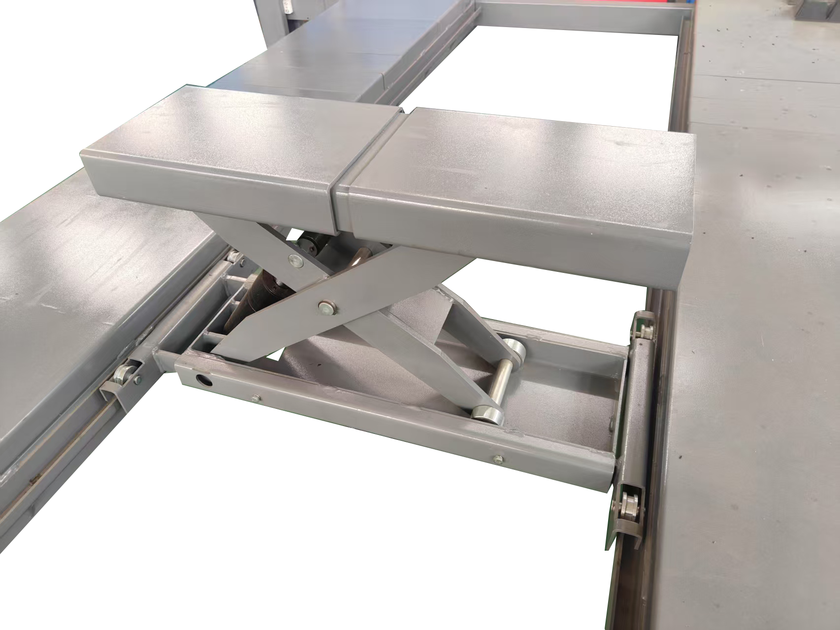 厂家定制5M5吨汽车四柱举升机升降机配3D四轮定位仪组合汽车维修保养